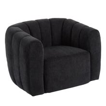 Voros Upholstered Swivel Armchair